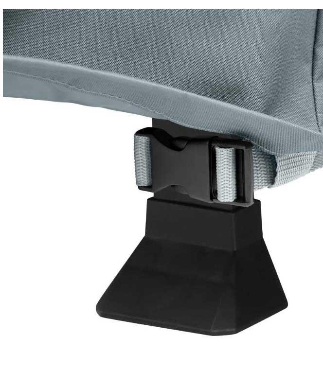 100" Large Easy Fold Patio Furniture Cover, Monument Grey, Large - Image 5